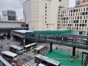 防水工事の実績（渋谷駅）施工前